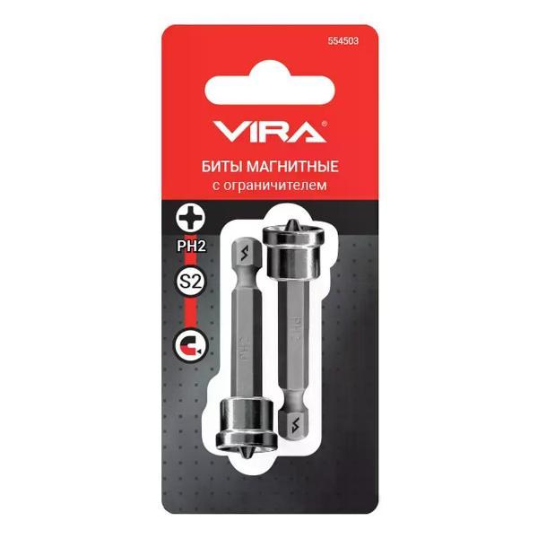 Изображение товара Шуруповерт VIRA Бита магнитная 554503 PH2x50 мм 2 шт.