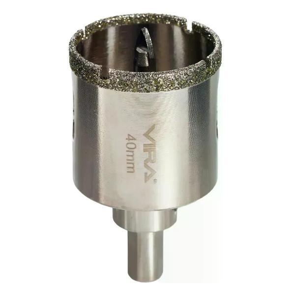 Изображение товара Коронки VIRA Коронка алмазная по керамике 559516 40 мм Изображение товара Коронки VIRA Коронка алмазная по керамике 559516 40 мм