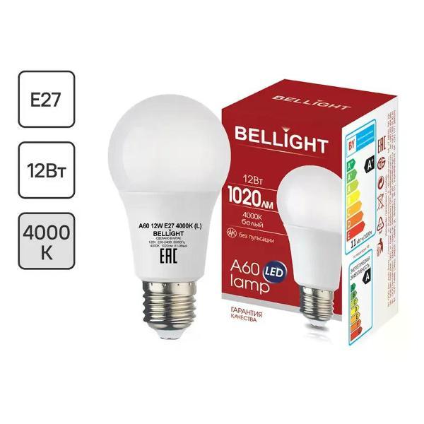 Изображение товара Умная лампочка BELLIGHT Лампа светодиодная E27 12 Вт груша 1020 лм белый свет