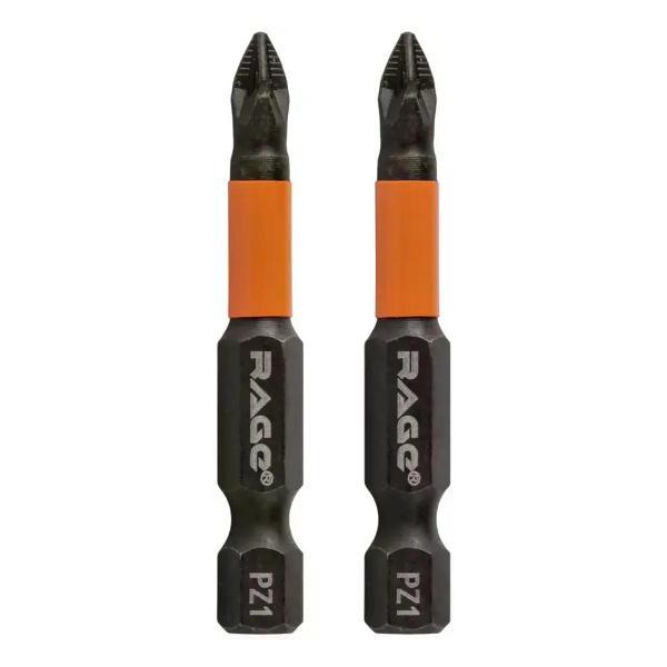 Изображение товара Шуруповерт Rage Бита магнитная 554158 PZ1x50 мм, 2 шт.
