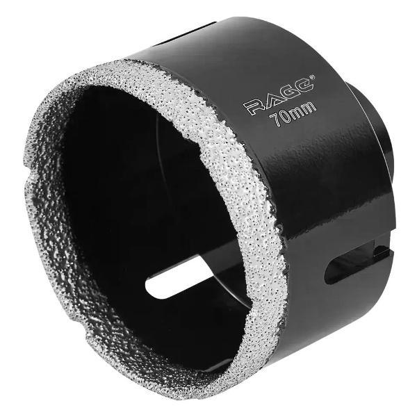 Изображение товара Коронки Rage Коронка алмазная по керамограниту и керамике 70 мм Изображение товара Коронки Rage Коронка алмазная по керамограниту и керамике 70 мм