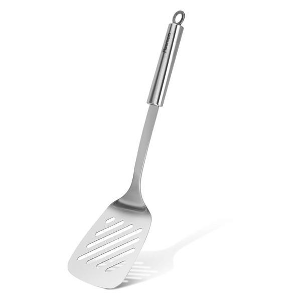 Изображение товара Лопатка кухонная FISSMAN Лопатка с прорезями ZONDA 34см (нерж.сталь)