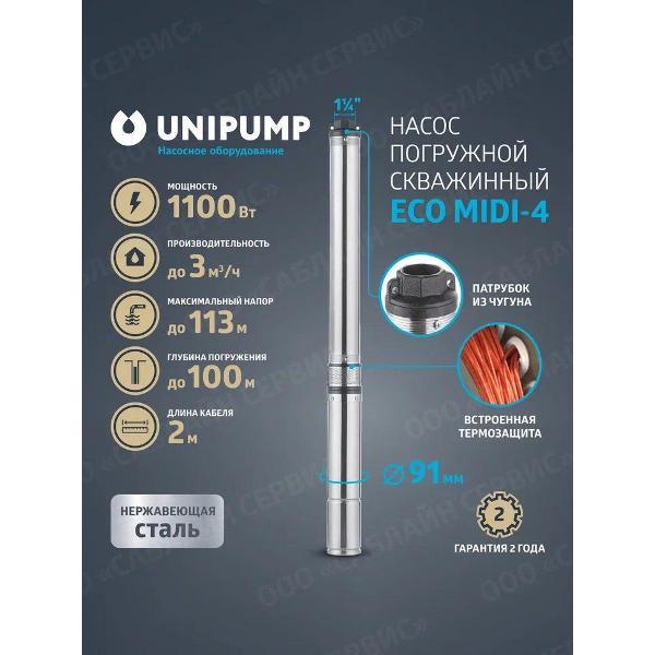 Изображение товара Насос погружной UNIPUMP ECO MIDI_MIDI_113