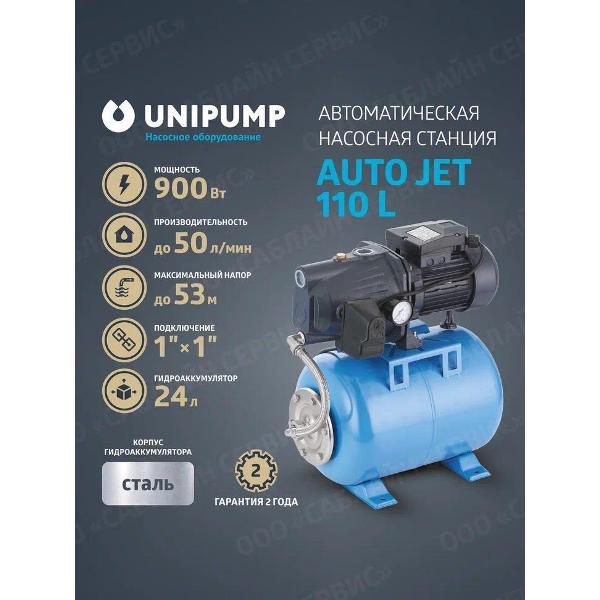 Изображение товара Насосная станция UNIPUMP JET24L Изображение товара Насосная станция UNIPUMP JET24L