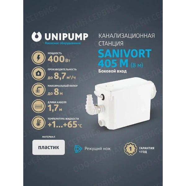 Изображение товара Насос поверхностный UNIPUMP SANIVORT_SANIVORT_белый_черный_бежевый