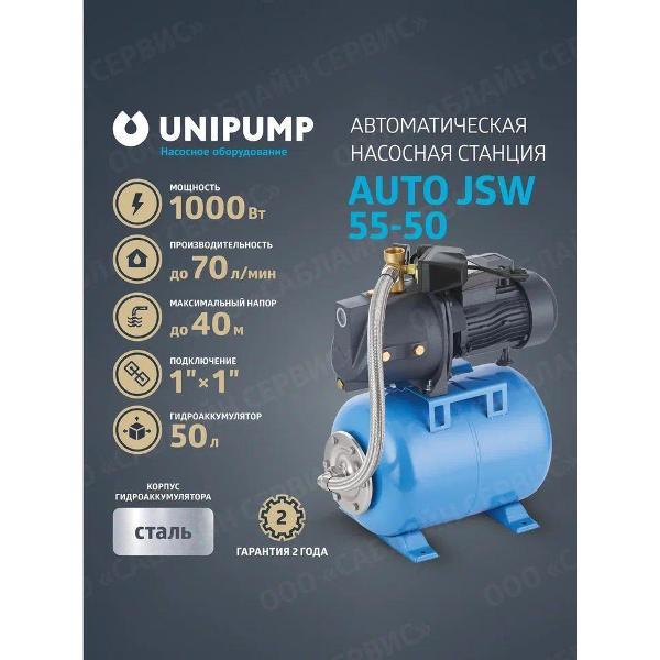 Изображение товара Насосная станция UNIPUMP JSW502802/._темно-синий_голубой