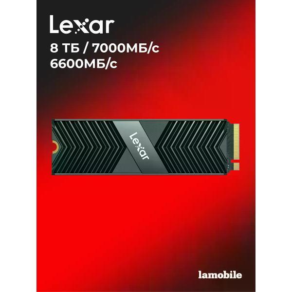 Изображение товара Внутренний диск SSD Lexar Professional NM800PRO with Heatsink M.2 PCIe Gen 4.0 8TB
