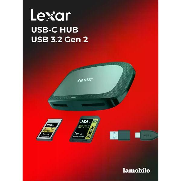 Изображение товара Картридер Lexar Картридер Lexar CFexpress Type A/SD USB 3.2 Gen 2 Изображение товара Картридер Lexar Картридер Lexar CFexpress Type A/SD USB 3.2 Gen 2