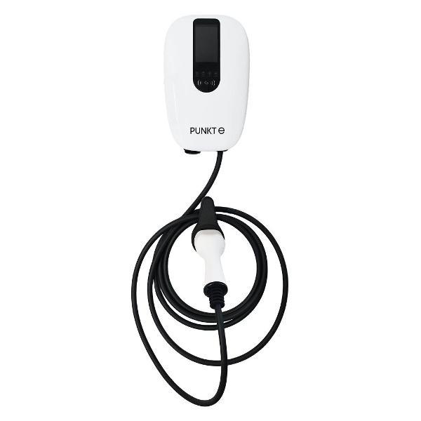 Изображение товара Зарядная станция для электромобиля PUNKT E МИНИ Для дома 22 кВт Type 2 белая Изображение товара Зарядная станция для электромобиля PUNKT E МИНИ Для дома 22 кВт Type 2 белая