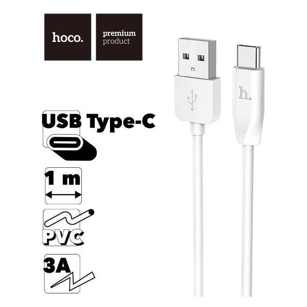 Изображение товара Кабель для смартфона, телефона Hoco X1 Rapid Type-C, 3А, 1м, PVC