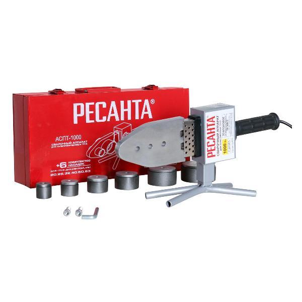 Изображение товара Аппарат для сварки полипропиленовых труб Ресанта АСПТ-1000 (65/54)