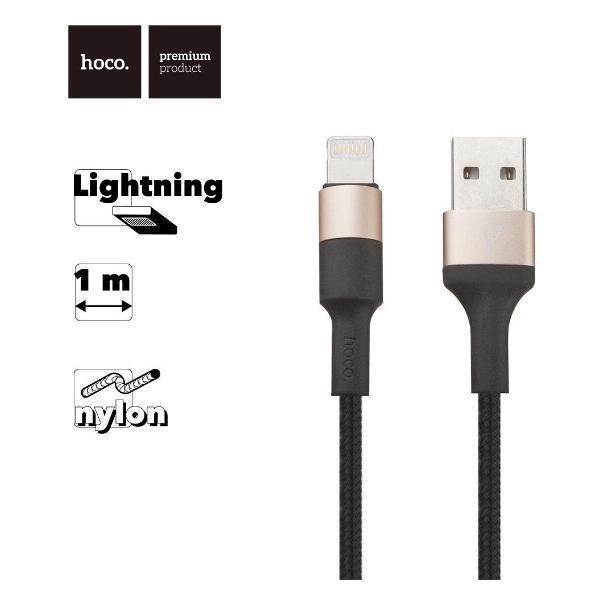 Изображение товара Кабель для смартфона, телефона Hoco X26 Xpress Lightning 8-pin, 1м, нейлон