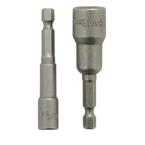 Изображение товара Шуруповерт DORN Набор магнитных головок М6, М8, М10, М13, 1/4", 4 шт