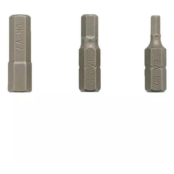 Изображение товара Шуруповерт DORN Набор бит HEX 6 шт 25 мм