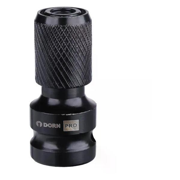 Изображение товара Шуруповерт DORN PRO Адаптер для гайковерта с 1/2" на HEX 1/4"