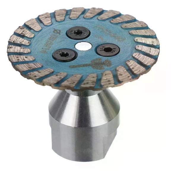 Изображение товара Круг алмазный Trio-Diamond Алмазный диск турбо по камню Flange с фланцем 50x1,8 мм М14