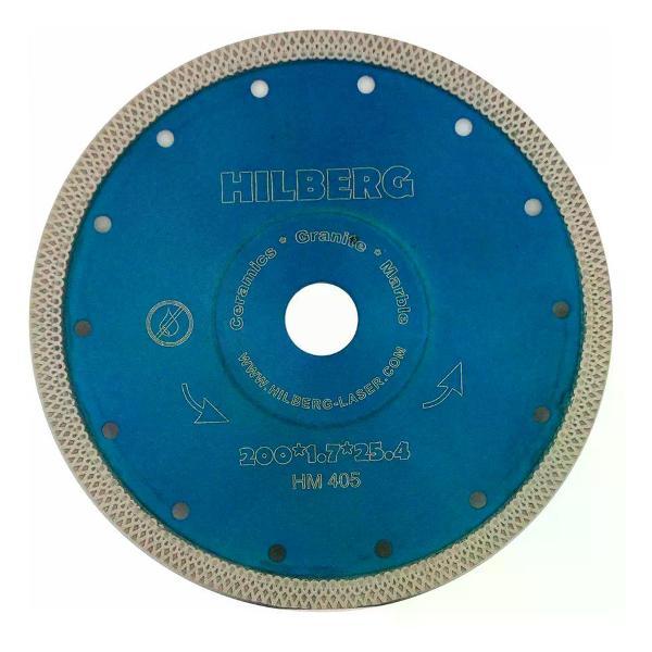 Изображение товара Круг алмазный Hilberg Алмазный диск турбо по керамограниту 200x1,7x25,4 мм Изображение товара Круг алмазный Hilberg Алмазный диск турбо по керамограниту 200x1,7x25,4 мм