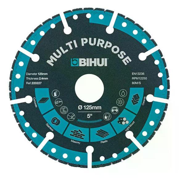Изображение товара Круг алмазный BIHUI Алмазный диск универсальный DSBS125, 125х2,4х22,2 мм