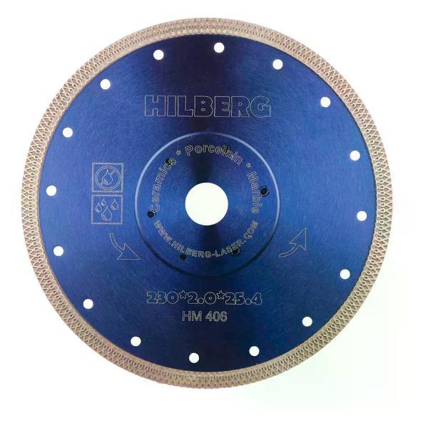 Изображение товара Круг алмазный Hilberg Алмазный диск турбо по керамограниту 230x2,0x25,4 мм Изображение товара Круг алмазный Hilberg Алмазный диск турбо по керамограниту 230x2,0x25,4 мм