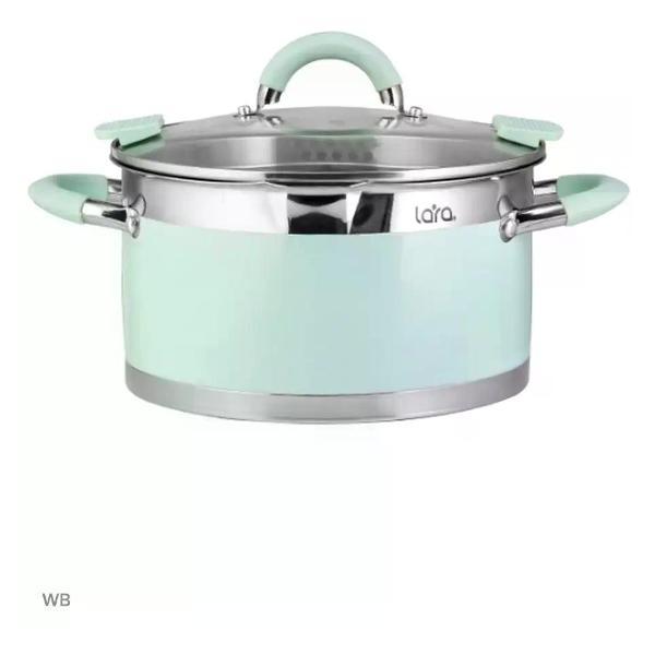 Изображение товара Кастрюля Lara Кастрюля из нержавеющей стали с крышкой