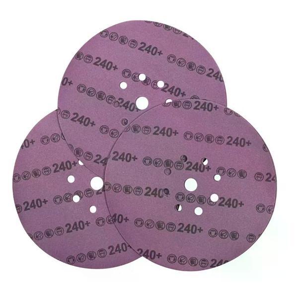 Изображение товара Круг шлифовальный DLT Круги шлифовальные с отверстиями Р240 225 мм 10 шт