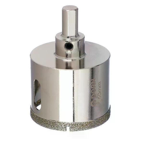 Изображение товара Коронки DORN Коронка алмазная по керамике и керамограниту 50 мм