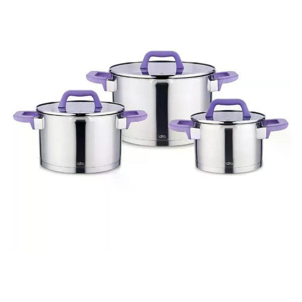 Изображение товара Набор посуды для приготовления Lara Набор кастрюль с крышками