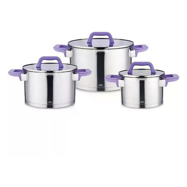 Изображение товара Набор посуды для приготовления Lara Набор кастрюль с крышками