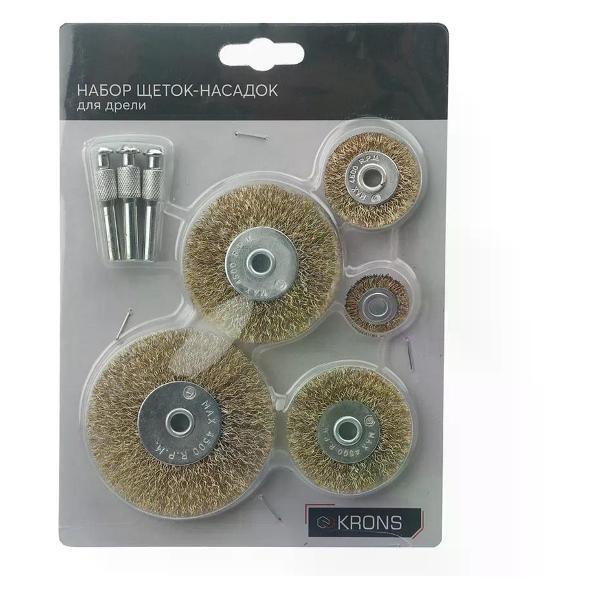 Изображение товара Дрель KRONS Набор щеток-насадок для дрели HT-384 5 шт
