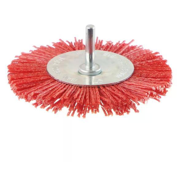 Изображение товара Дрель DORN Щетка-насадка для дрели нейлоновая плоская 100 мм