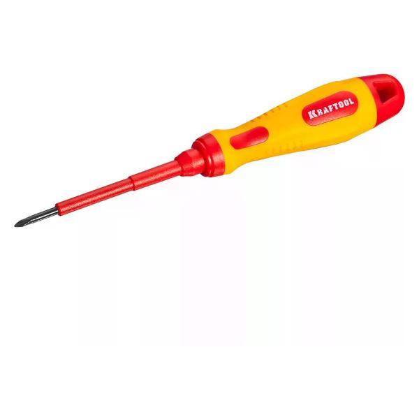 Изображение товара Отвертка Kraftool Отвертка диэлектрическая крестовая