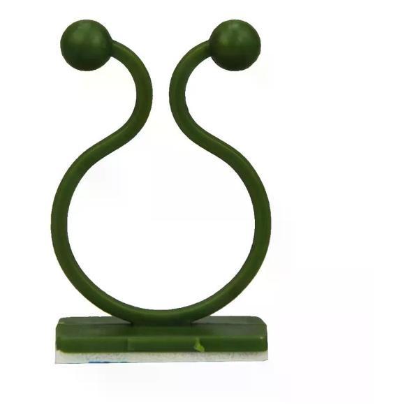 Изображение товара Опора для растений нет бренда Клипса самоклеящаяся для поддержки растений 10 шт