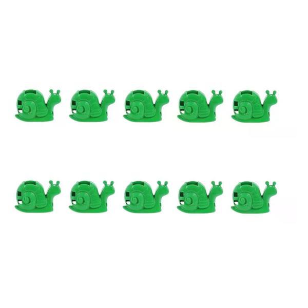 Изображение товара Опора для растений нет бренда Клипса для растений Улитка 10 шт