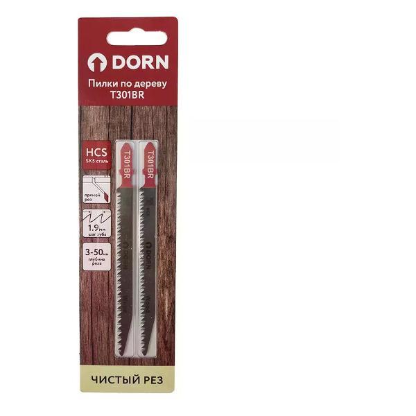 Изображение товара Пилка для лобзика DORN Пилки для электролобзика по дереву 117 мм 2 шт Изображение товара Пилка для лобзика DORN Пилки для электролобзика по дереву 117 мм 2 шт
