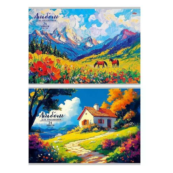 Изображение товара Наклейка для творчества нет бренда Альбом для рисования А4 24 листа 1 шт