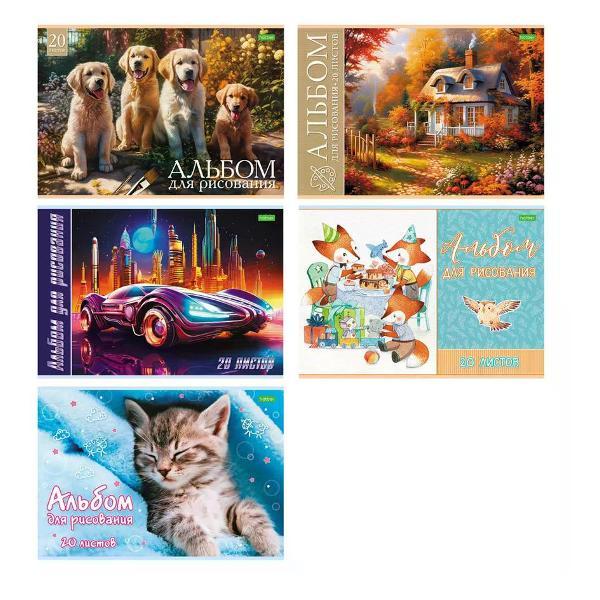 Изображение товара Наклейка для творчества нет бренда Альбом для рисования А4 20 листов 1 шт