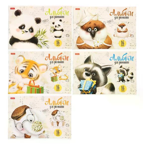 Изображение товара Наклейка для творчества Hatber Альбом для рисования 16 листов