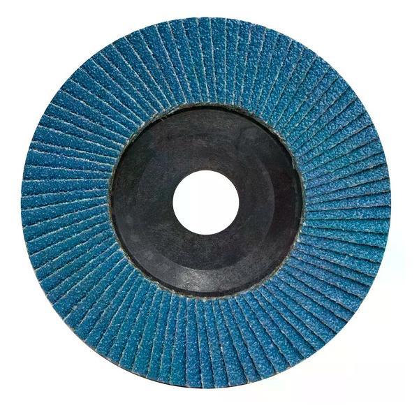 Изображение товара Приспособление для УШМ РемоКолор Лепестковый диск торцевой плоский Р80, 125х22 мм