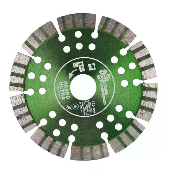 Изображение товара Круг алмазный Trio-Diamond Сегментный алмазный диск по бетону Grand 125x2,1x22,2 мм