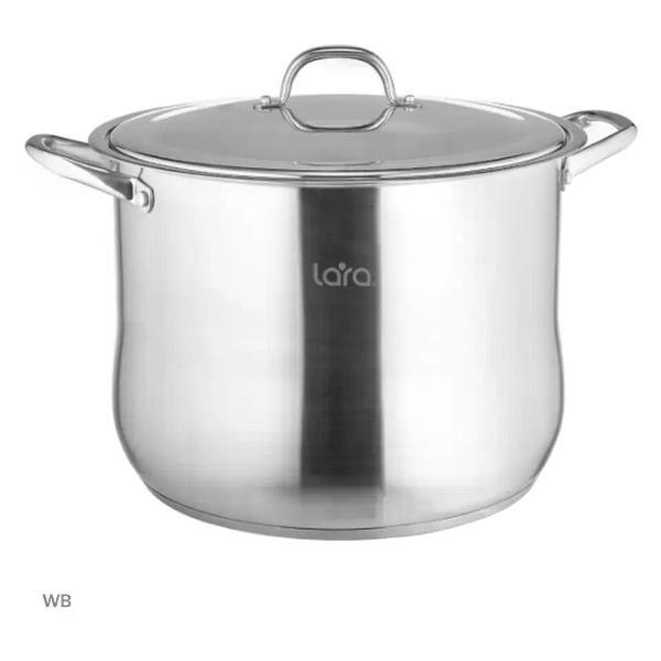 Изображение товара Кастрюля Lara Кастрюля из нержавеющей стали с крышкой