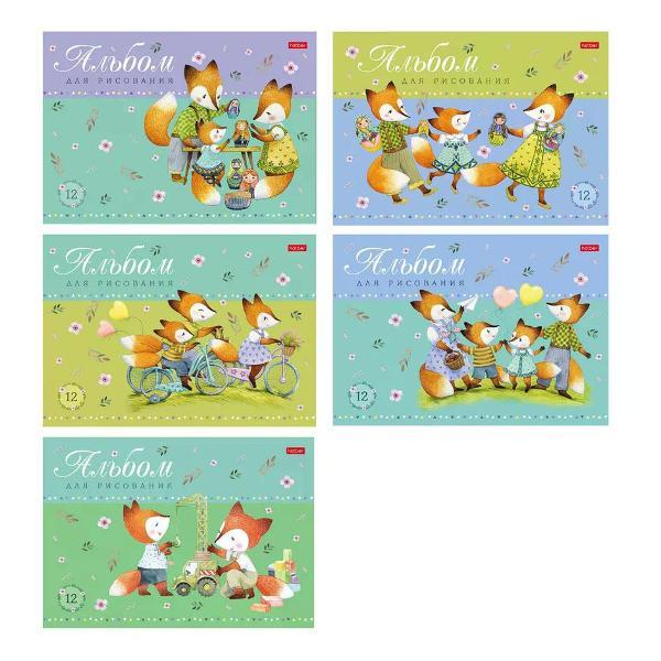Изображение товара Наклейка для творчества Hatber Альбом для рисования А4 12 листов 1 шт
