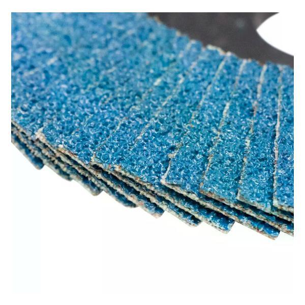 Изображение товара Приспособление для УШМ РемоКолор Лепестковый диск торцевой плоский Р100, 125х22 мм