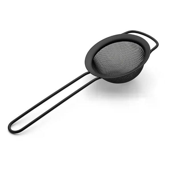 Изображение товара Дуршлаг нет бренда Сито-дуршлаг Black d8 см нержавеющая сталь