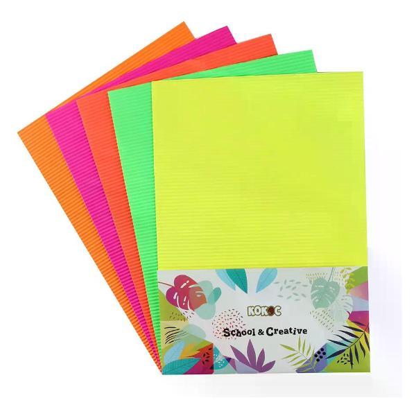 Изображение товара Картон Brigfut Цветной картон 5 цветов