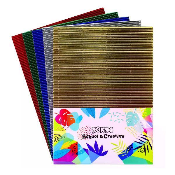 Изображение товара Картон Brigfut Цветной картон 5 цветов