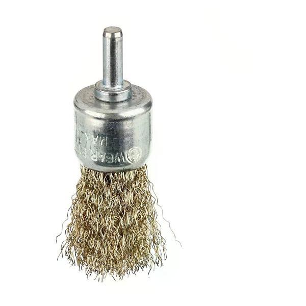 Изображение товара Дрель DORN Щетка-насадка для дрели латунированная чашечная 25 мм