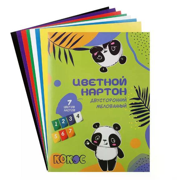 Изображение товара Картон Brigfut Цветной картон 7 цветов