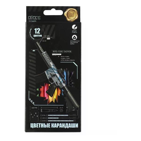 Изображение товара Карандаш нет бренда Карандаши цветные 12 цветов
