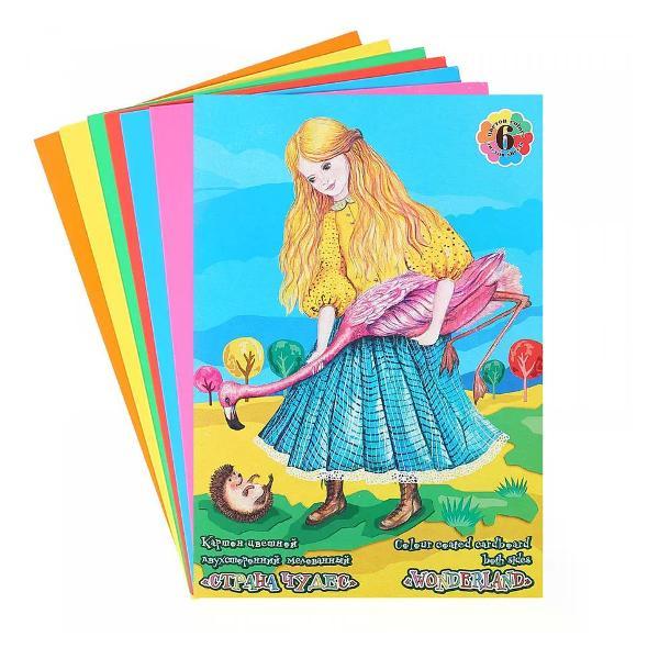 Изображение товара Картон Лилия Холдинг Цветной картон 6 цветов