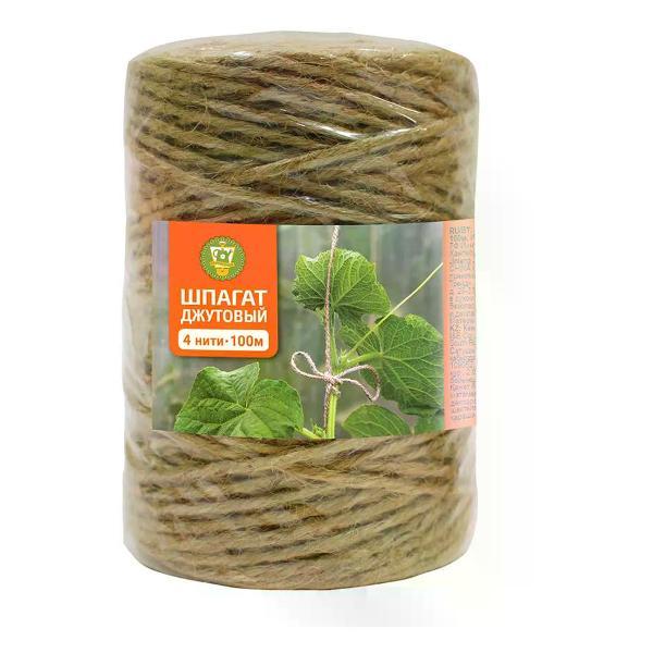 Изображение товара Опора для растений нет бренда Шпагат для подвязки растений джутовый 100 м